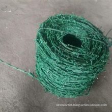 Green Color Barbed Iron Wire Mesh